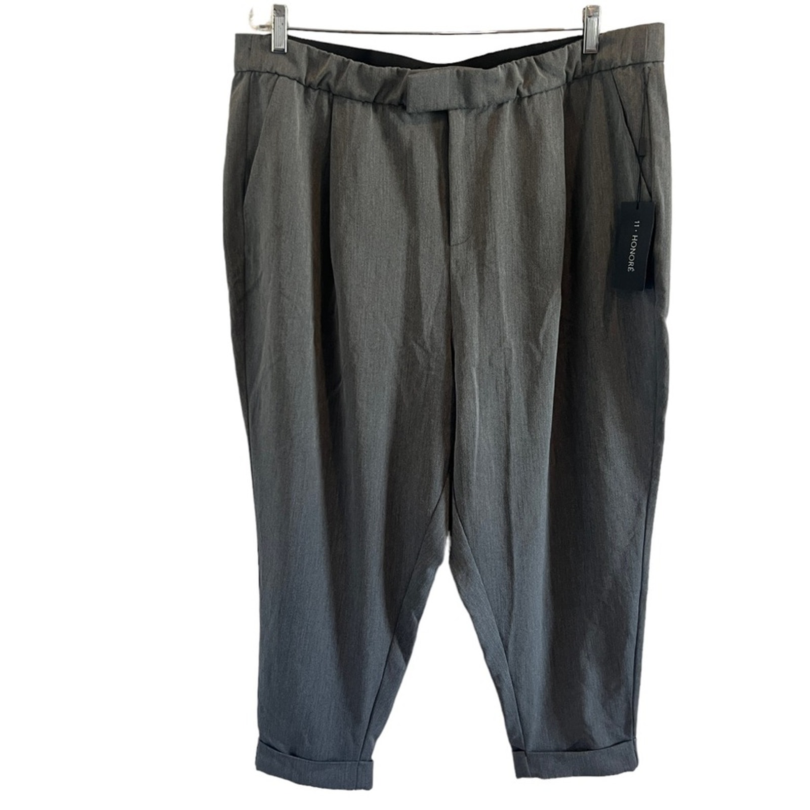 Nwt 11 Honore 22 Collection $160 Destiny Tapered Trouser Creer Office Plus Size — image 2 of 8